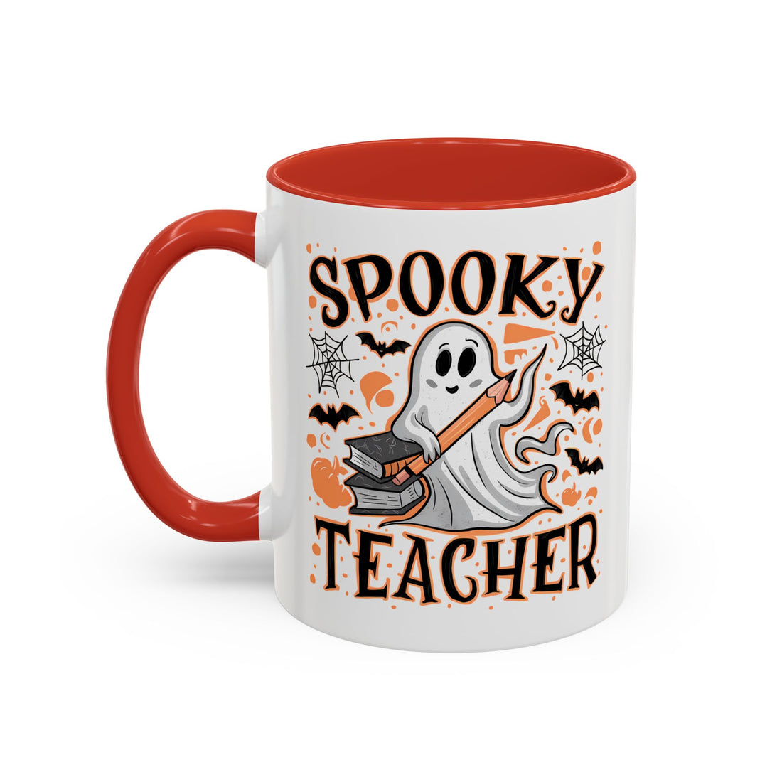 Spooky Teacher Halloween Accent Coffee Mug (11, 15oz)