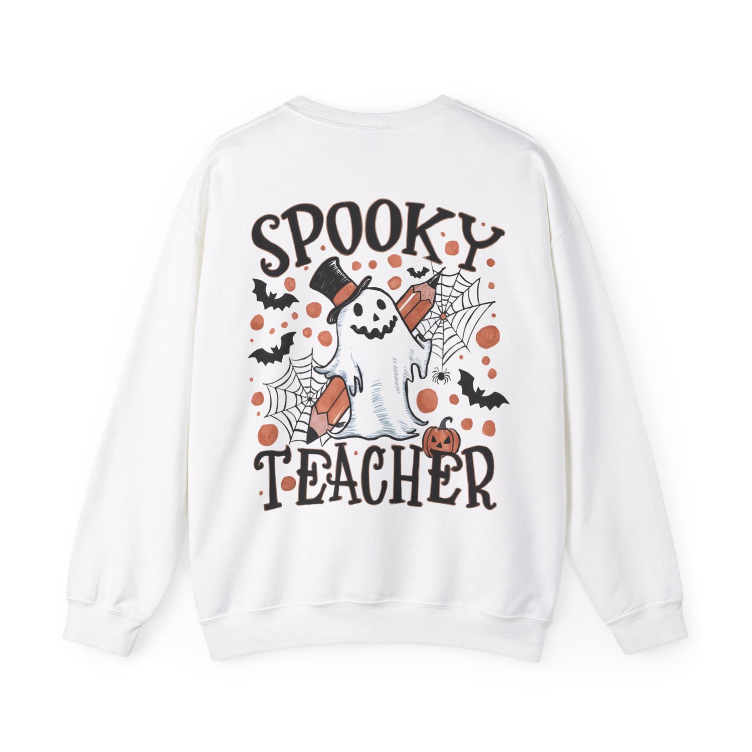 Spooky Teacher Halloween Unisex Heavy Blend™ Crewneck Sweatshirt