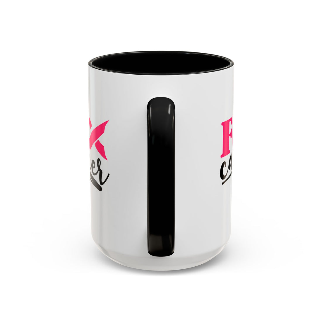 Fuck Cancer Accent Coffee Mug (11, 15oz)