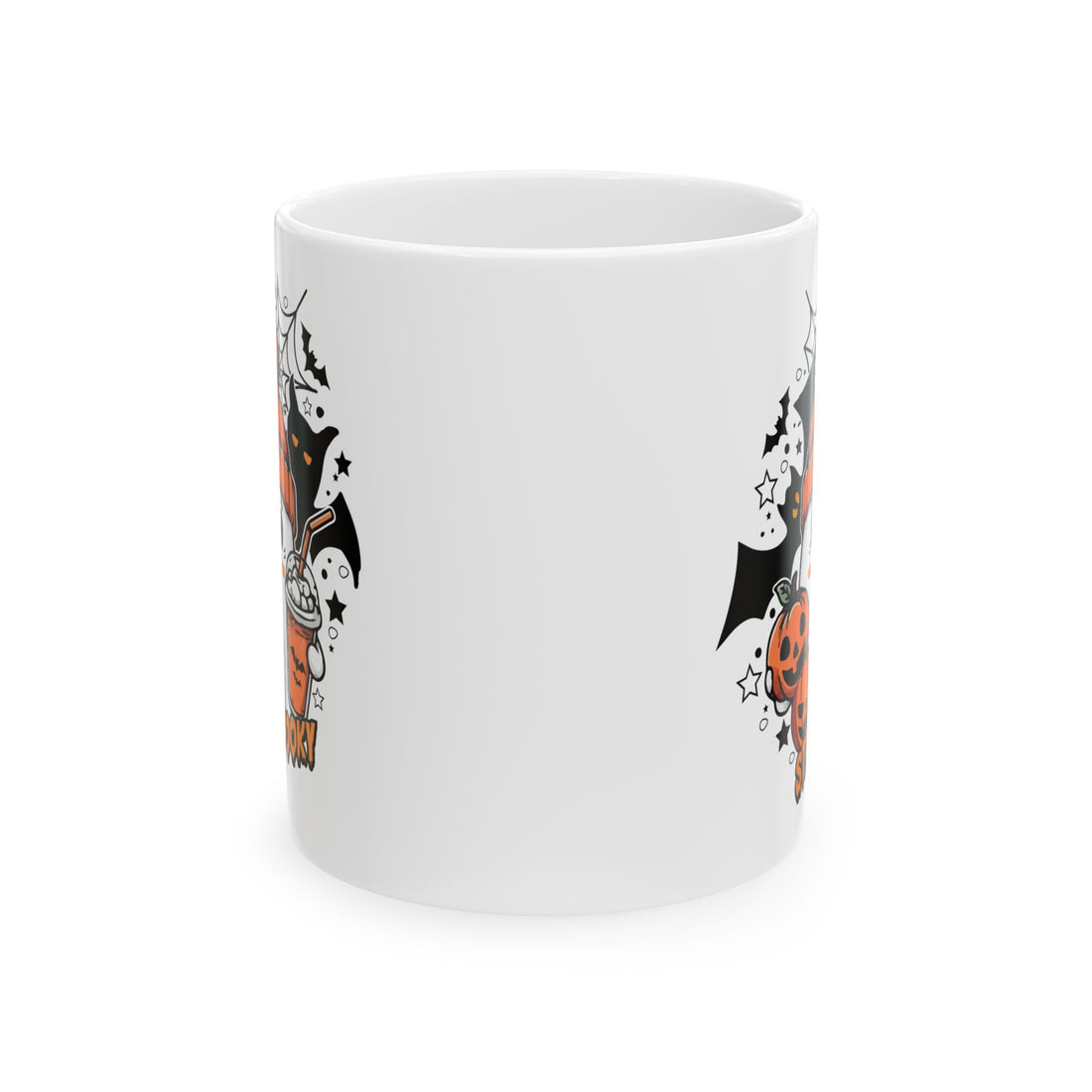 Stay Spooky Ghost Halloween Ceramic Mug, (11oz, 15oz)