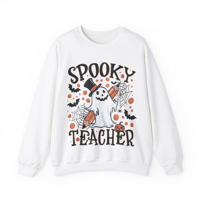 Spooky Teacher Halloween Unisex Heavy Blend™ Crewneck Sweatshirt