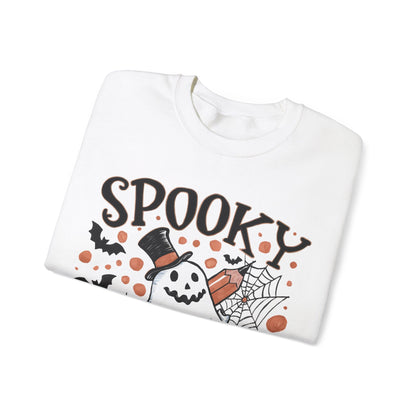 Spooky Teacher Halloween Unisex Heavy Blend™ Crewneck Sweatshirt